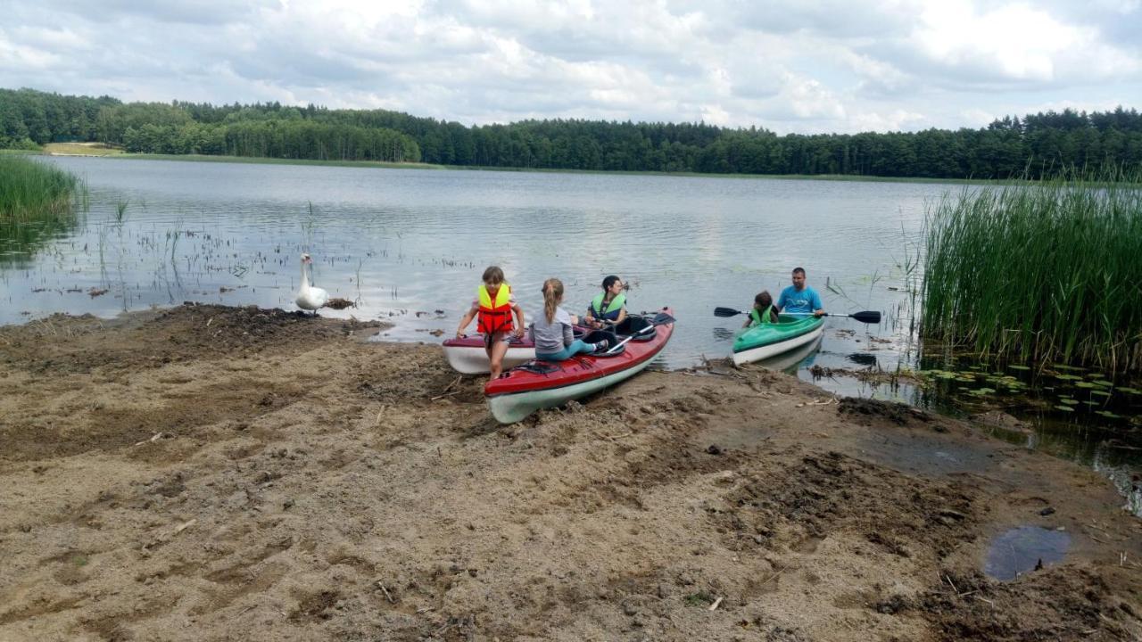 Domki Nad Jeziorem - Zalesie 7D Zalesie (Olsztyn) Exteriör bild