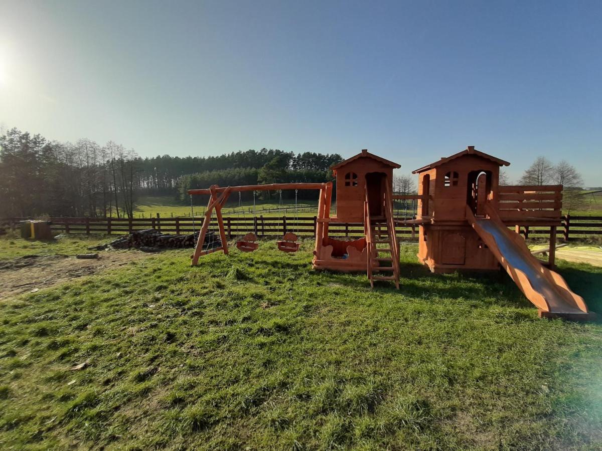 Domki Nad Jeziorem - Zalesie 7D Zalesie (Olsztyn) Exteriör bild