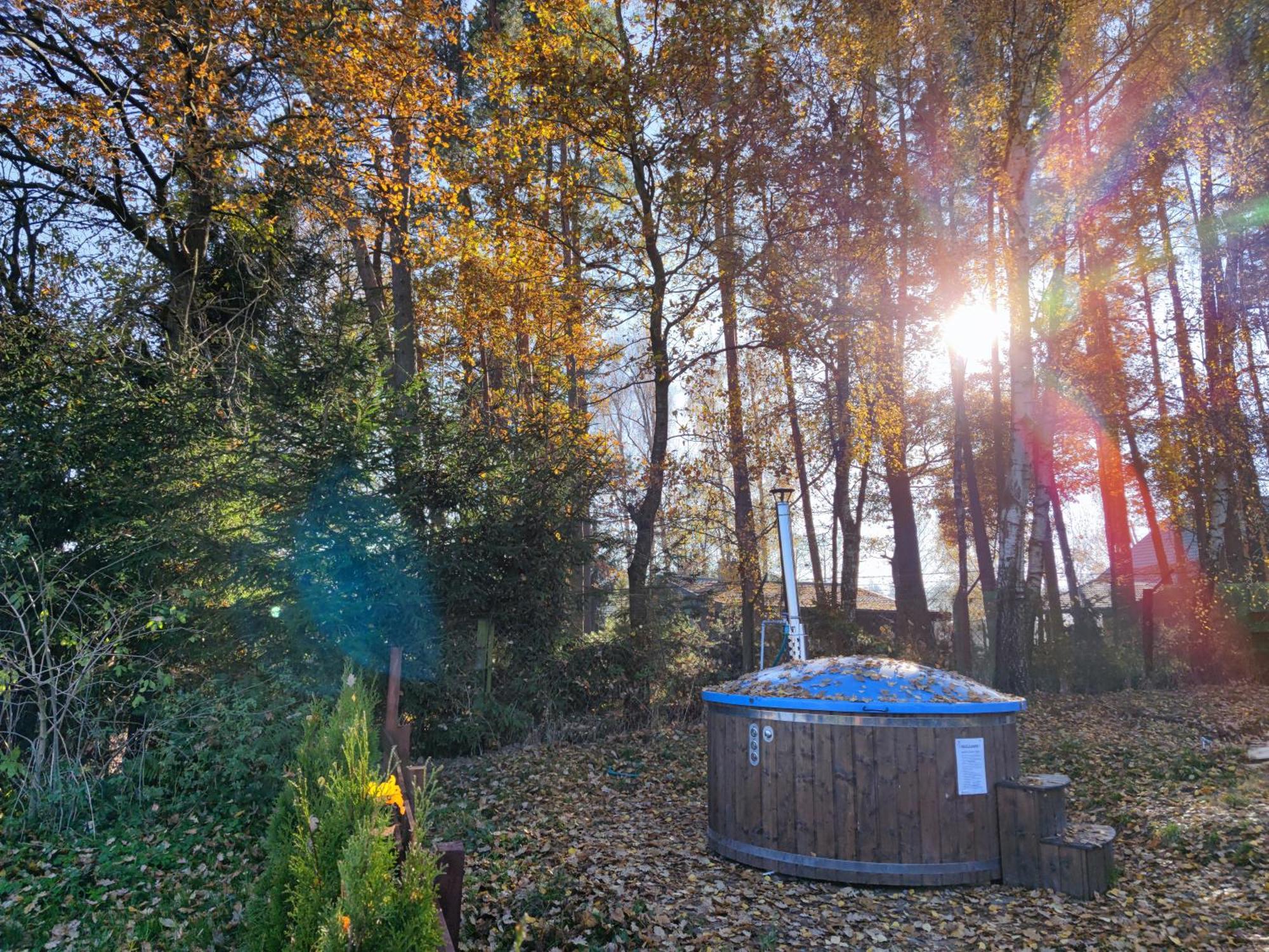 Domki Nad Jeziorem - Zalesie 7D Zalesie (Olsztyn) Exteriör bild