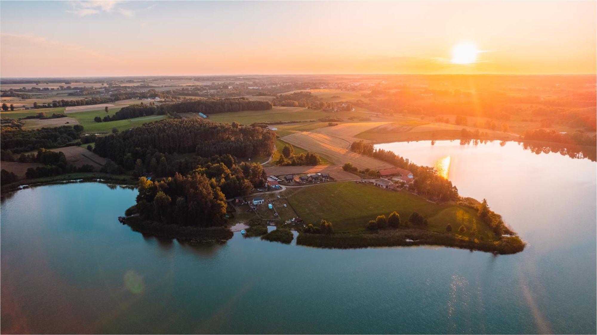 Domki Nad Jeziorem - Zalesie 7D Zalesie (Olsztyn) Exteriör bild