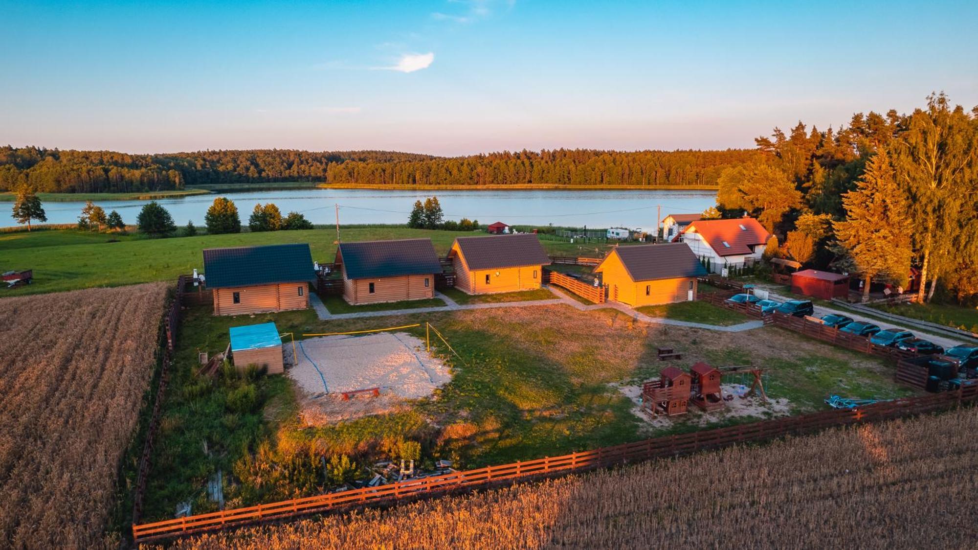 Domki Nad Jeziorem - Zalesie 7D Zalesie (Olsztyn) Exteriör bild