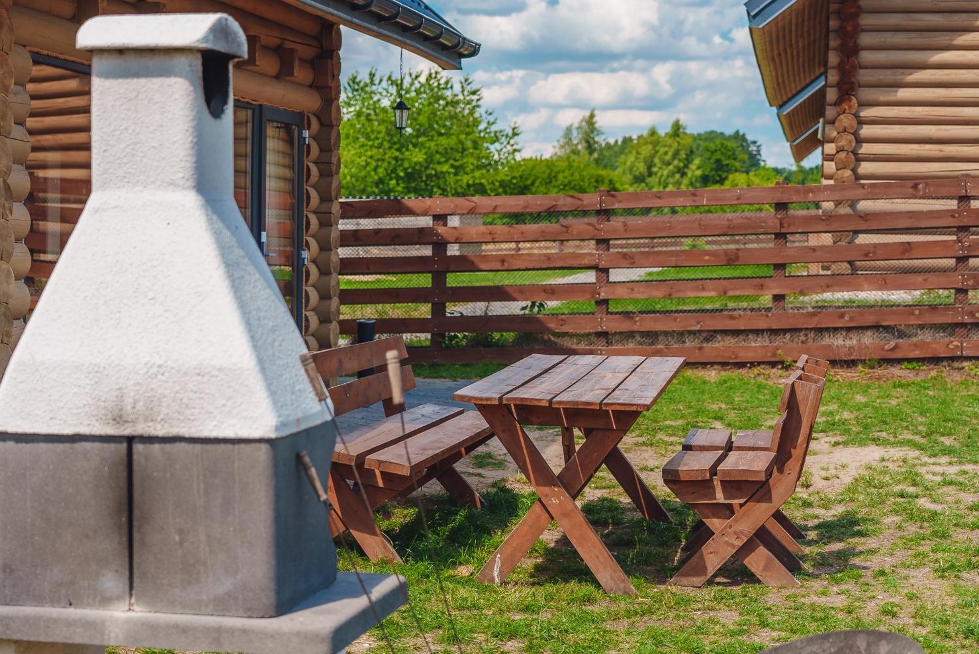 Domki Nad Jeziorem - Zalesie 7D Zalesie (Olsztyn) Exteriör bild
