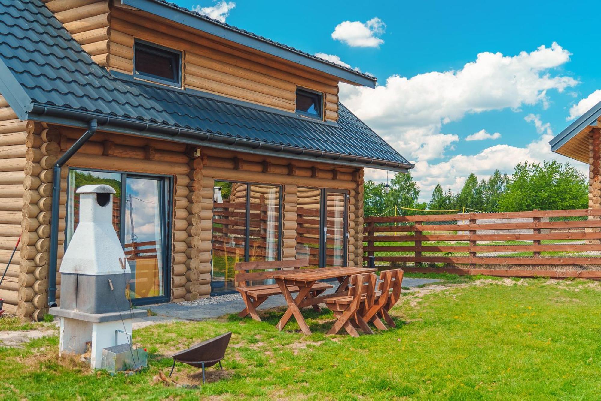 Domki Nad Jeziorem - Zalesie 7D Zalesie (Olsztyn) Exteriör bild